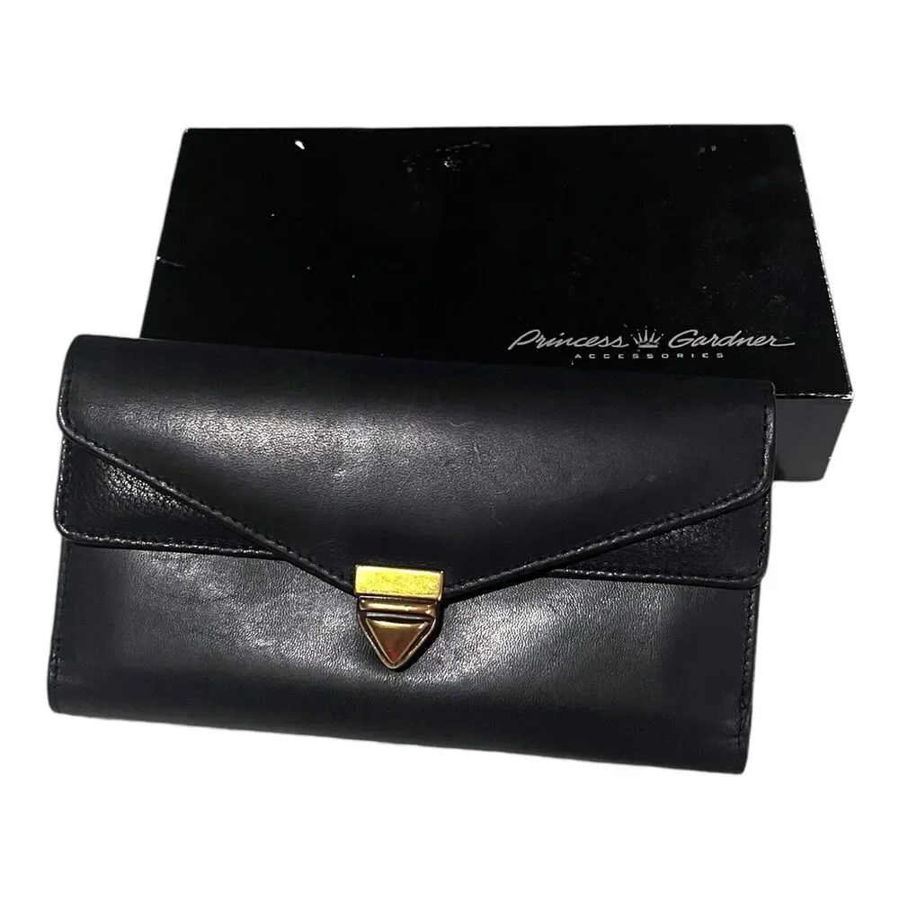 Vintage - Princess Gardner - Woman's Leather Wallet (NIB - UNUSED) Checkbook - Picture 1 of 9